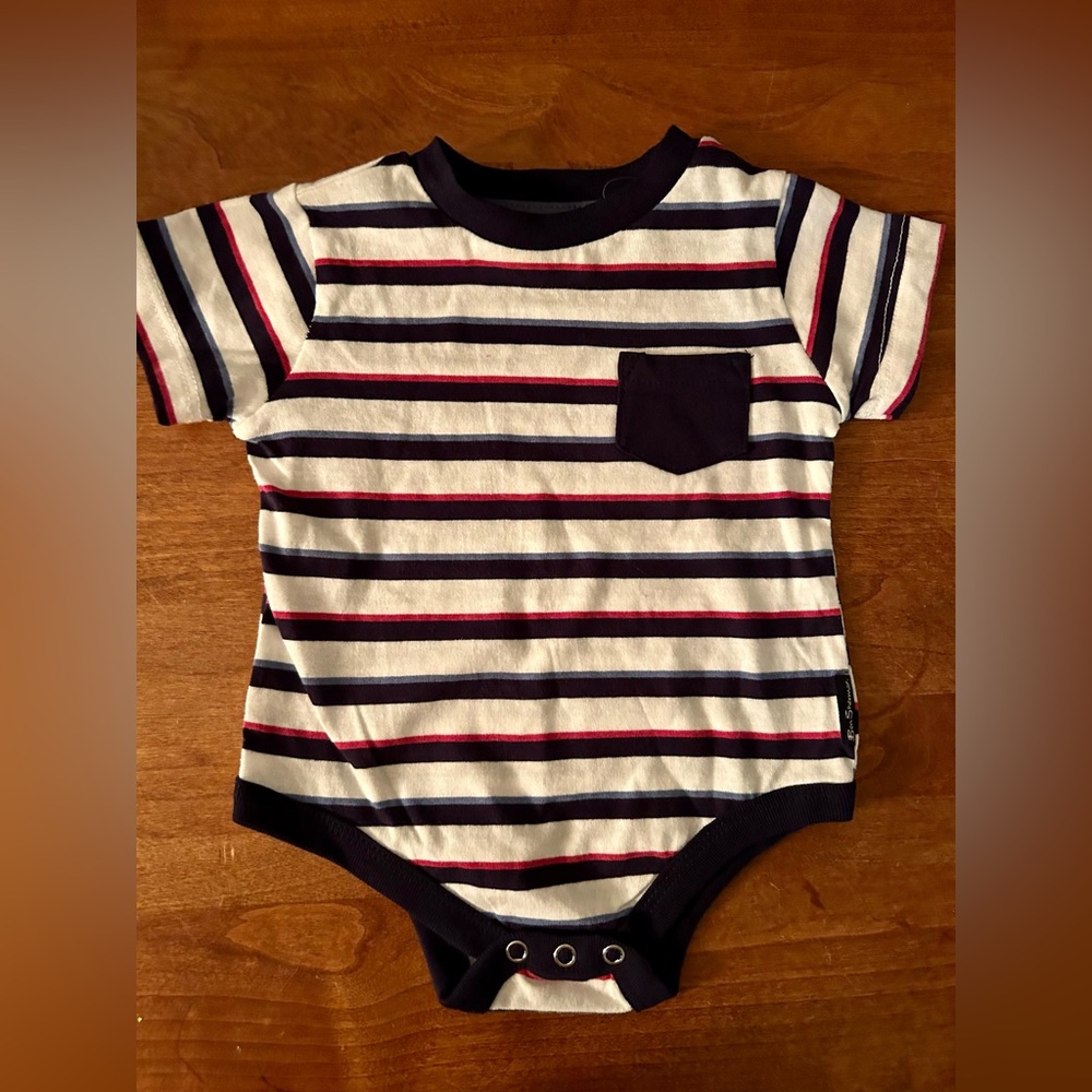 Ben Sherman one piece romper. Sz 3-6mos